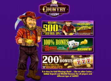 High Country Casino Bonus Codes