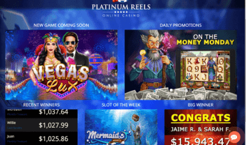 Platinum Reels Casino Games
