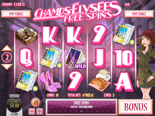 Champs Elysees Slot Game 
