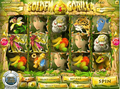 Golden Gorilla Slot Gameplay