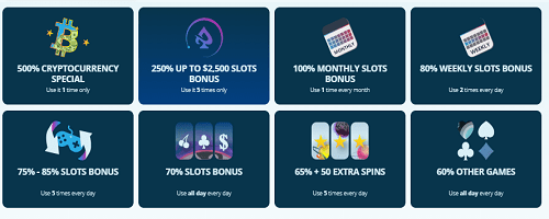 Spinfinity Casino Bonuses