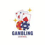 Red Blue Modern Illustrative Online Casino Logo